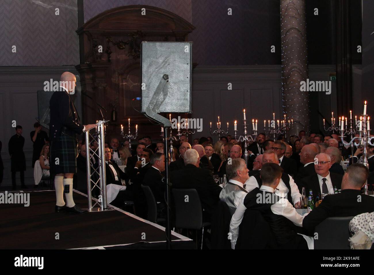 Glasgow, Scotland , UK  Dr Seth Coffet at the Business Beats Cancer Fundraising Dinner Glasgow September 2022 Stock Photo