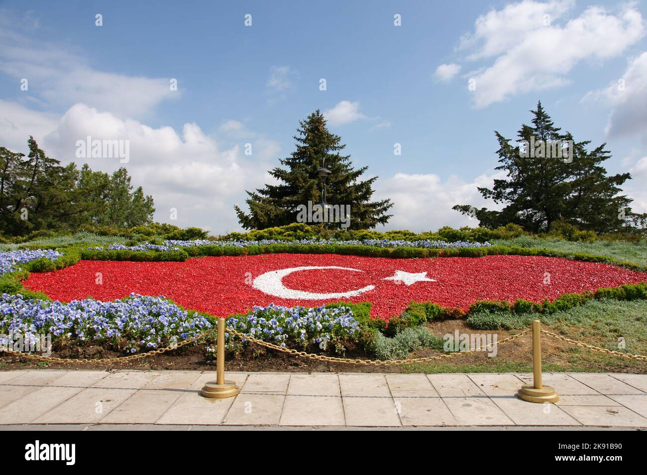 Anıtkabir, located in Ankara, Turkey, is the place where Mustafa Kemal ...