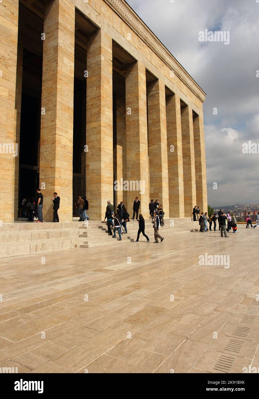 Anıtkabir, located in Ankara, Turkey, is the place where Mustafa Kemal ...
