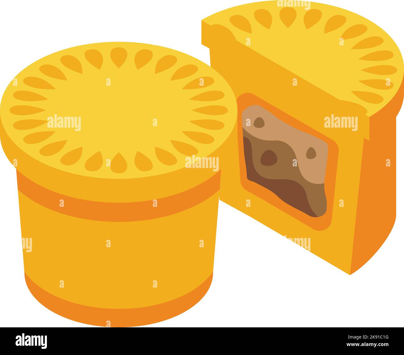 cocoa-cake-icon-isometric-vector-australian-food-travel-cuisine-stock