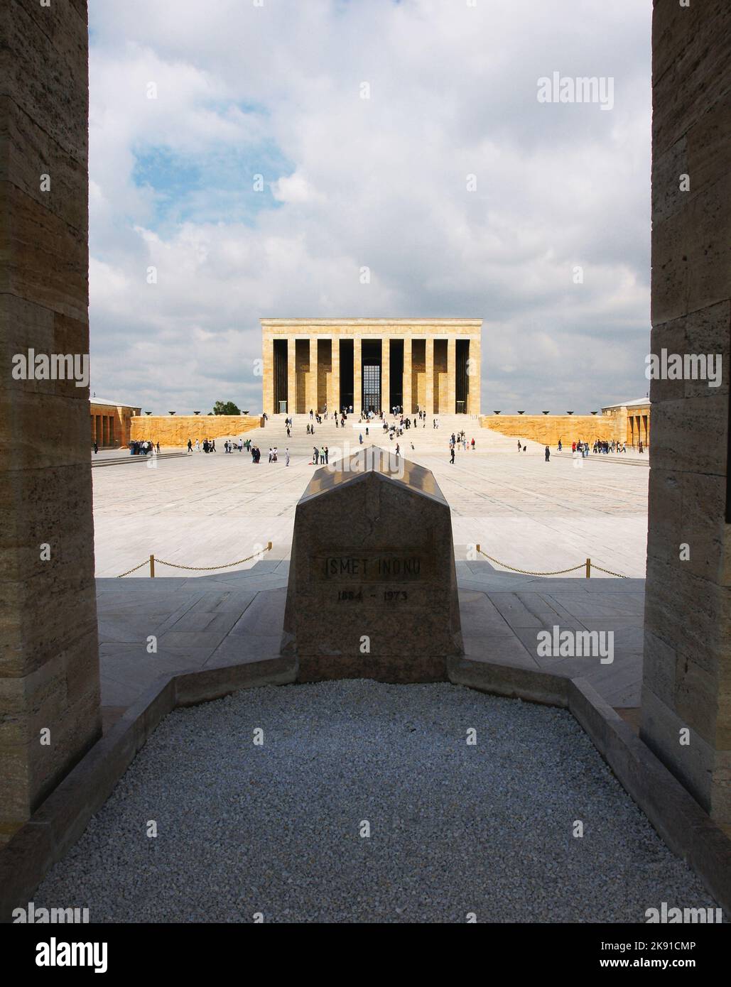 Anıtkabir, located in Ankara, Turkey, is the place where Mustafa Kemal ...