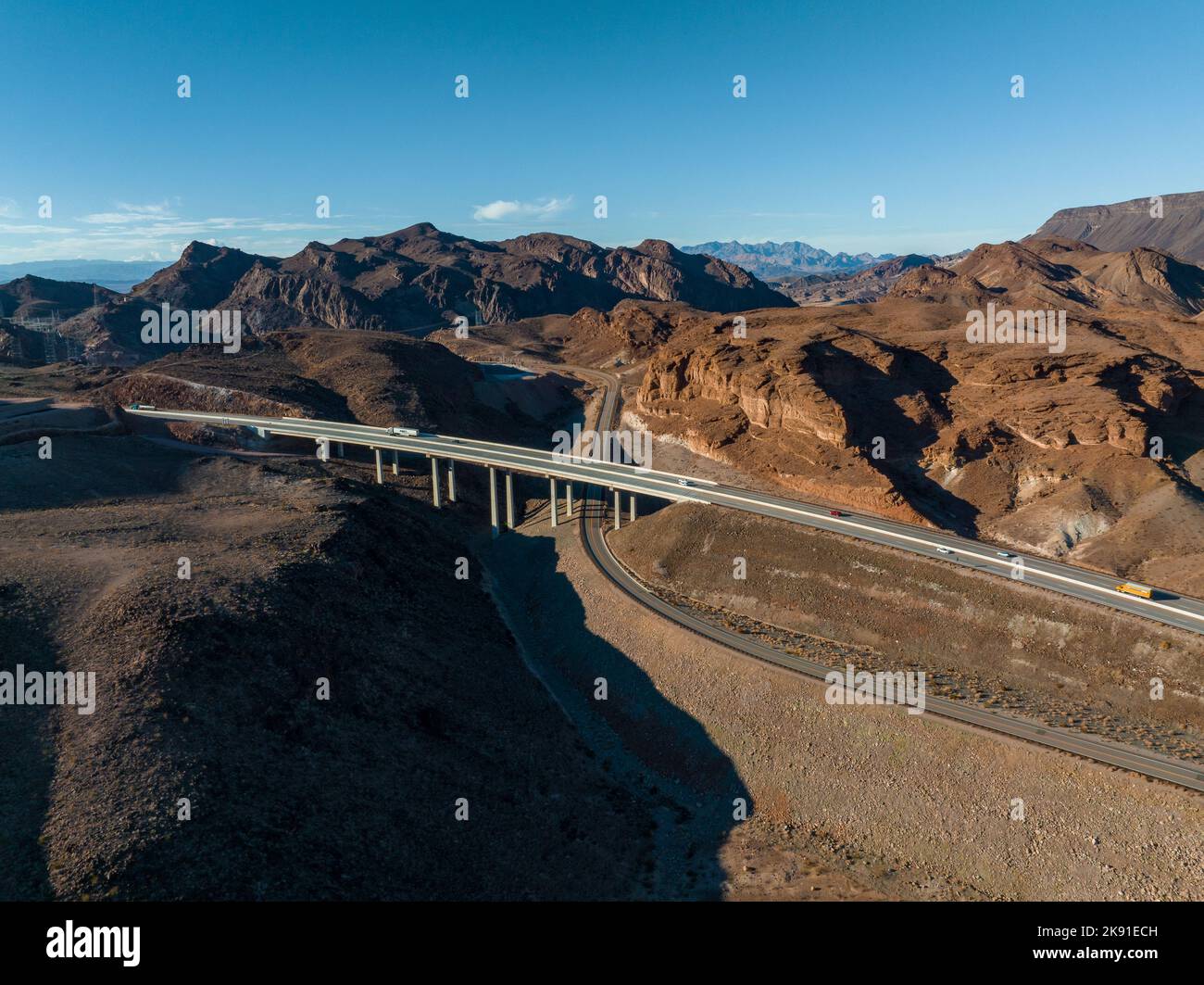 Aerial view of highway in California, United States Stock Photo - Alamy
