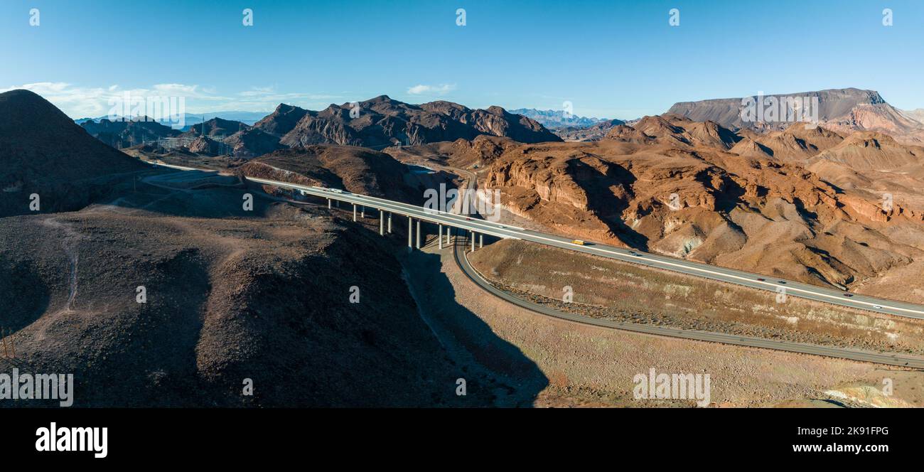Aerial view of highway in California, United States Stock Photo - Alamy