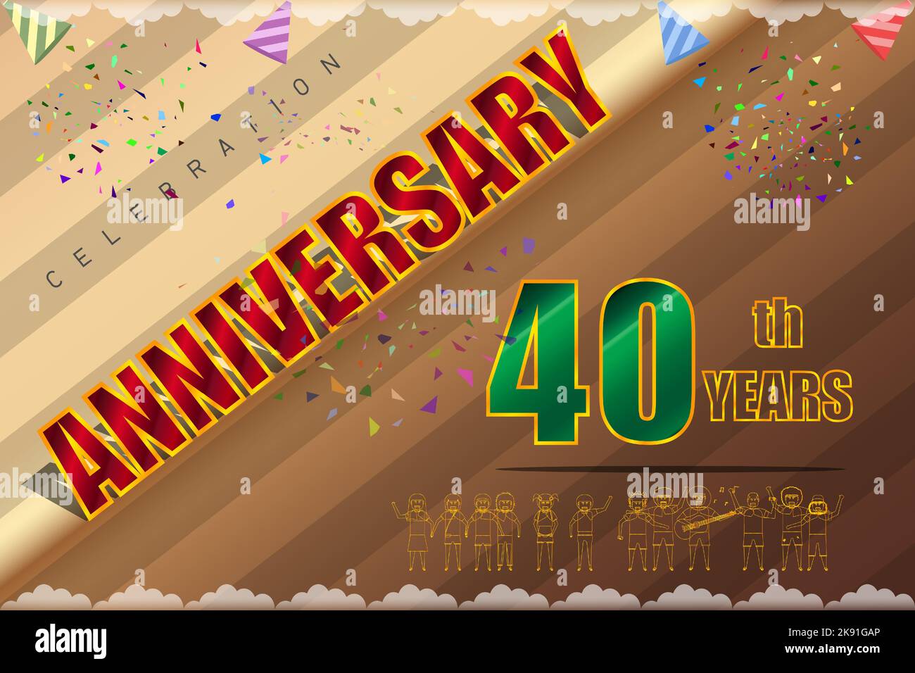 0th anniversary Stock Vector Images - Alamy