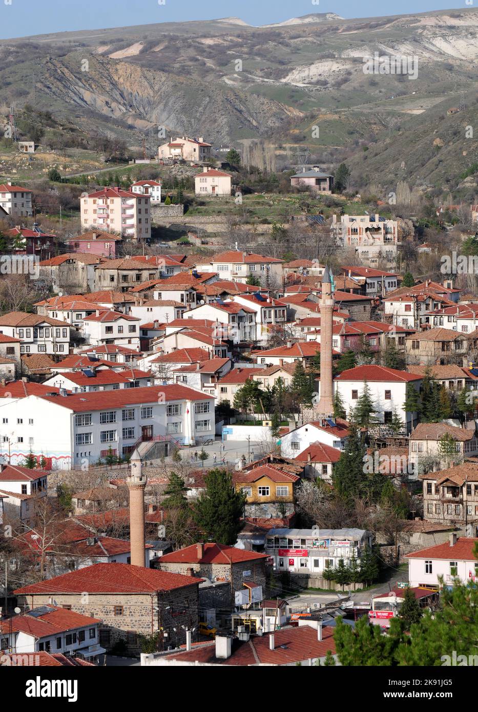Ayas Town, located in Ankara, Turkey, is a tourism region with its old ...