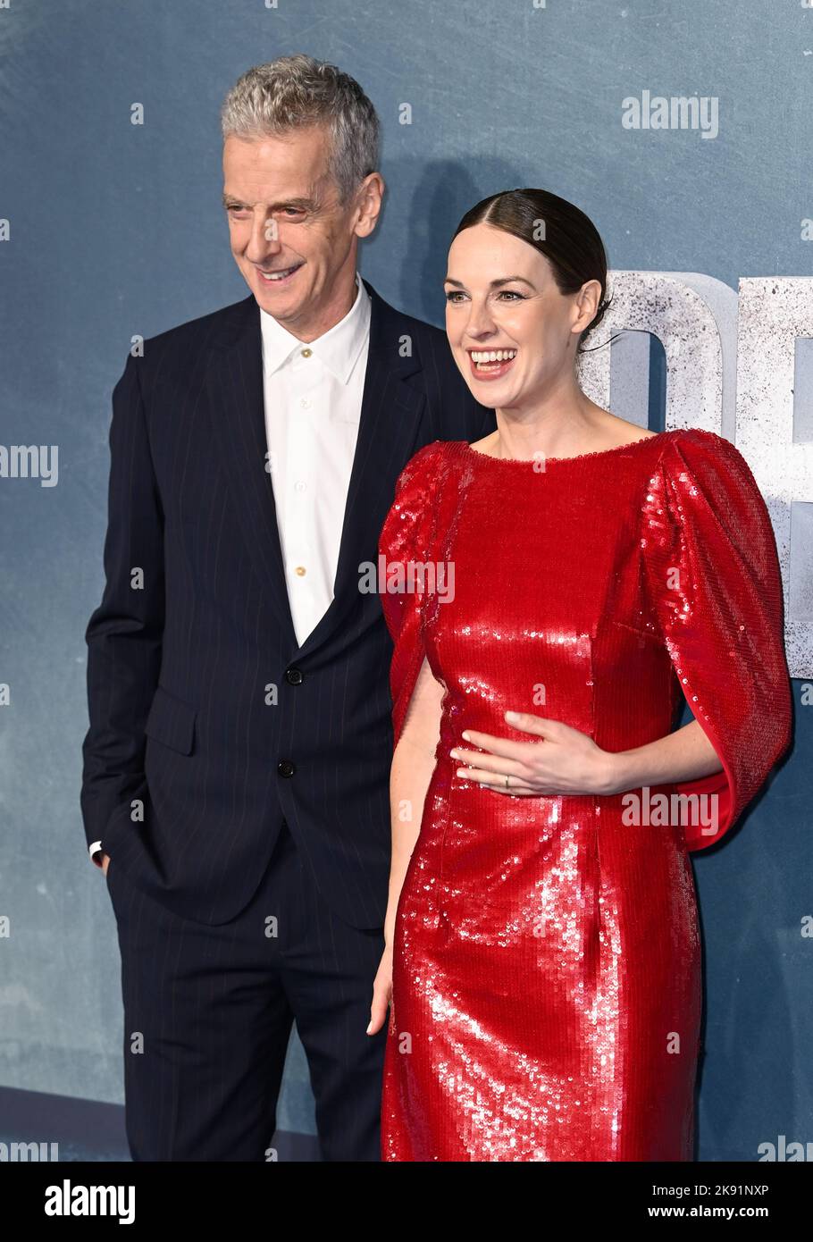 October 25th, 2022, London, UK. Peter Capaldi and Jessica Raine ...