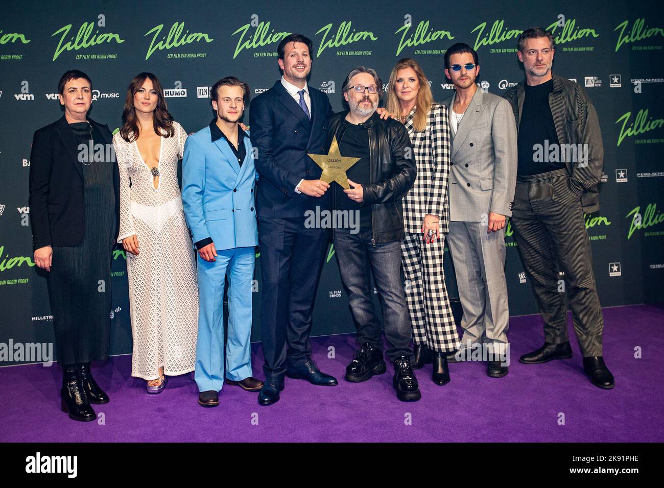 Antwerp, Belgium, 25 October 2022. Cast pictured during the premiere of