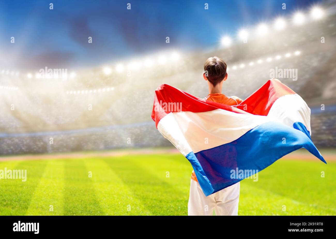 Netherlands flag woman hi-res stock photography and images - Page 2 - Alamy