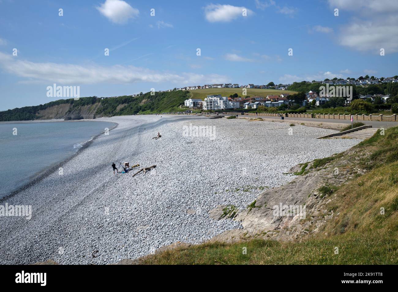 Cold Knapp Beach Barry South Wales Stock Photo Alamy