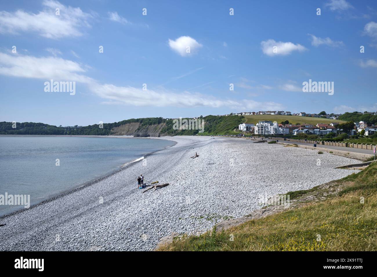 Cold Knapp Beach Barry South Wales Stock Photo Alamy