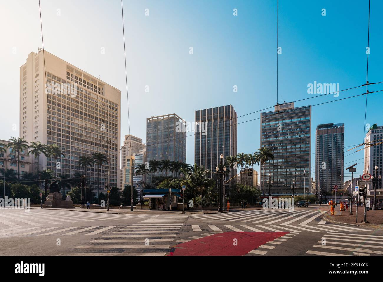 High Rise Buildings of Sao Paulo City Downtown Stock Photo - Alamy
