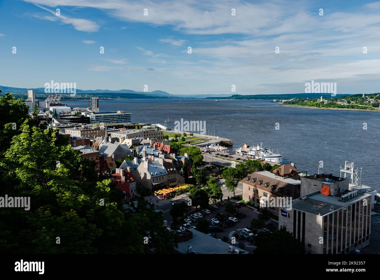 Chateau Frontenac and the St. Lawrence River, Quebec City, Quebec