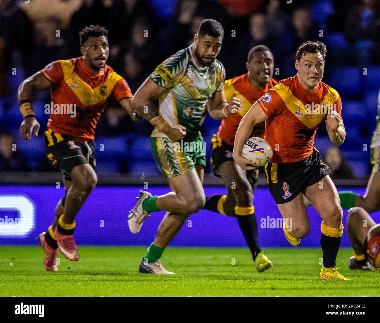 25th October 2022; Halliwell Jones Stadium, Warrington, England: Rugby ...