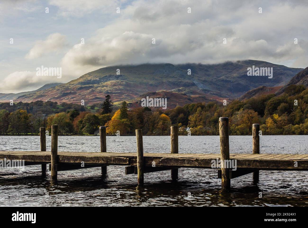 Coniston, Cumbria, UK. 25th October 2022. UK Weather. Autumn colours from Coniston in the English Lake District. Credit:greenburn/Alamy Live News. Stock Photo