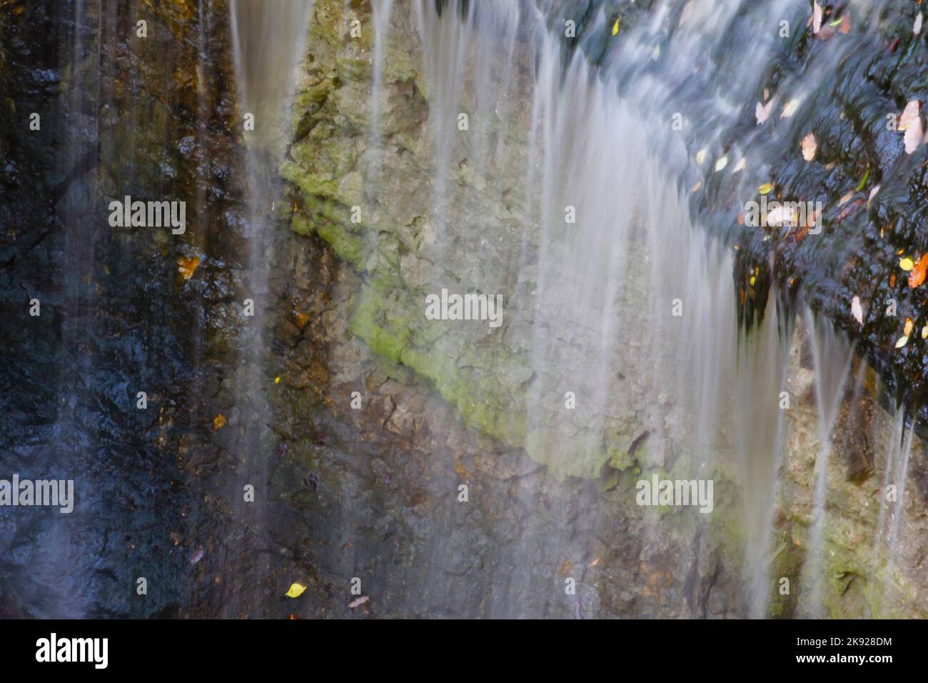 Millikin Falls, Quarry Trails Metro Park, Columbus, Ohio Stock Photo
