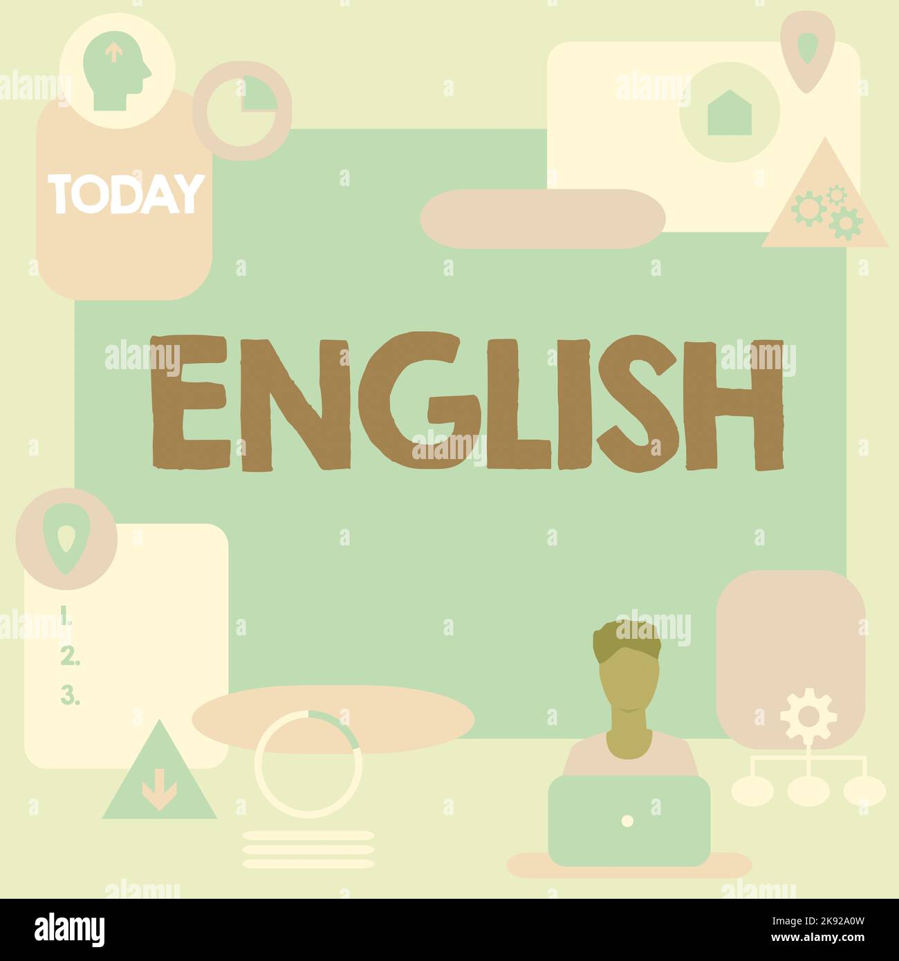 Handwriting text English. Concept meaning one who organizes and assumes