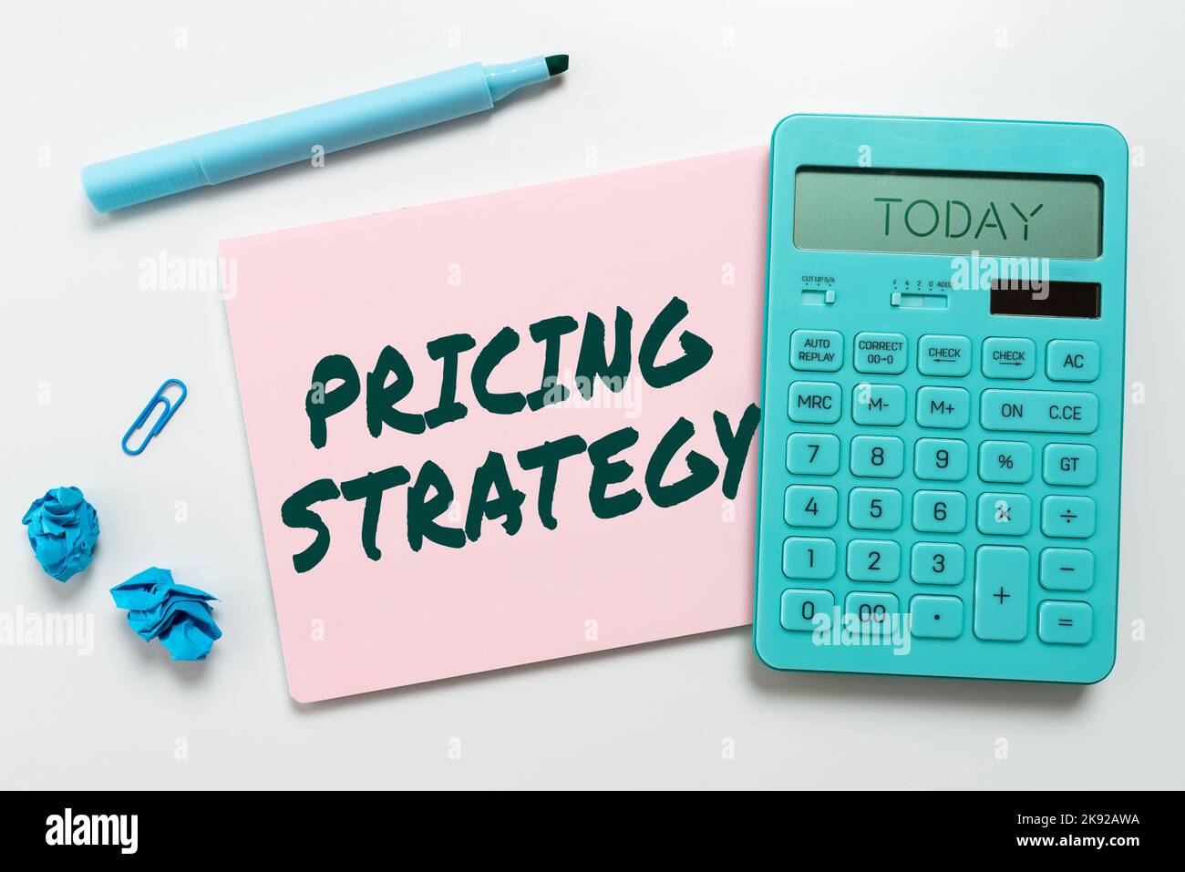 Conceptual display Pricing Strategy. Word Written on responsible for developing new industrial processes Stock Photo