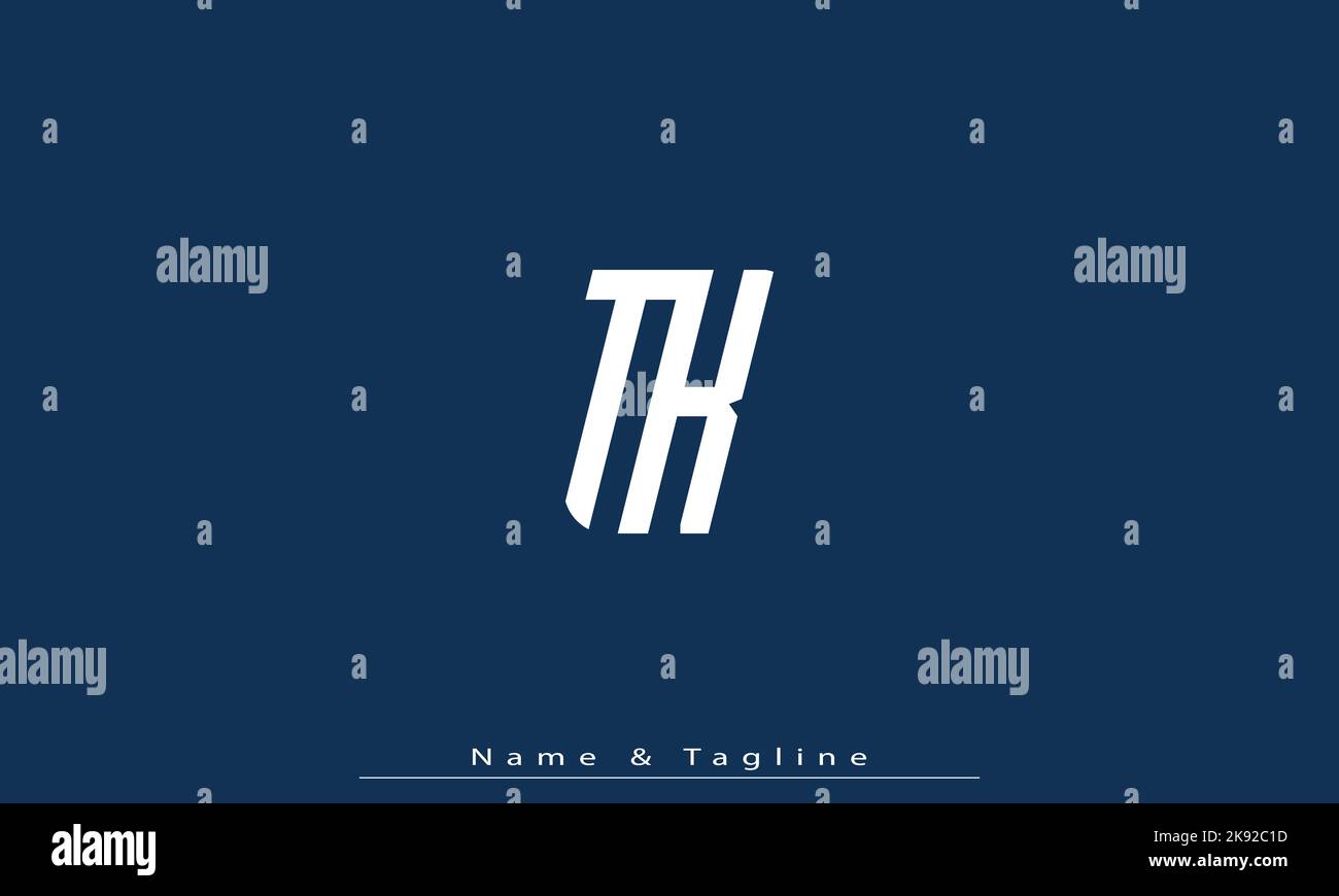 Alphabet letters Initials Monogram logo TK , KT Stock Vector
