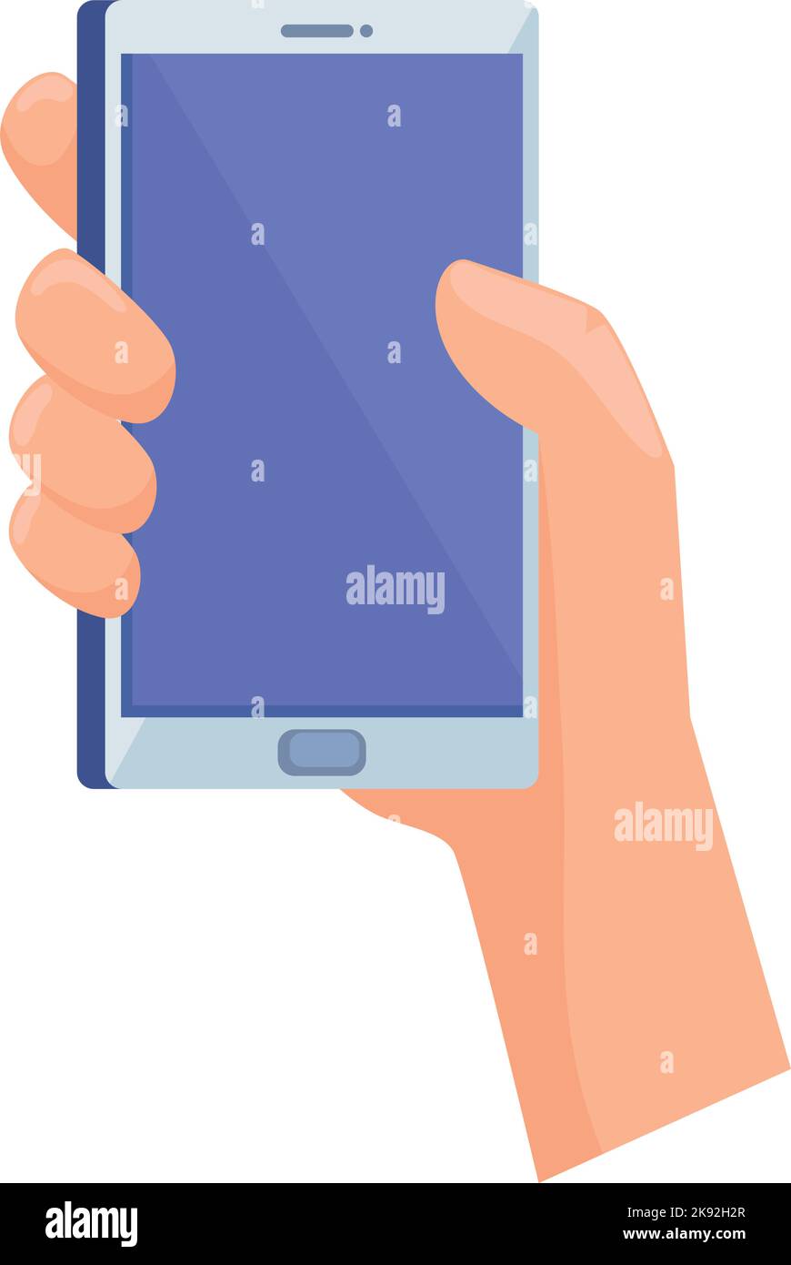 hand with smartphone device Stock Vector Image & Art - Alamy