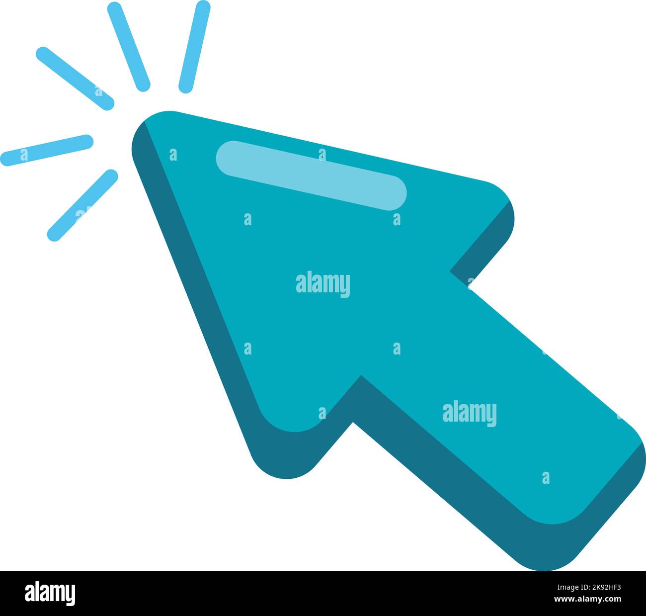 blue arrow cursor Stock Vector Image & Art - Alamy