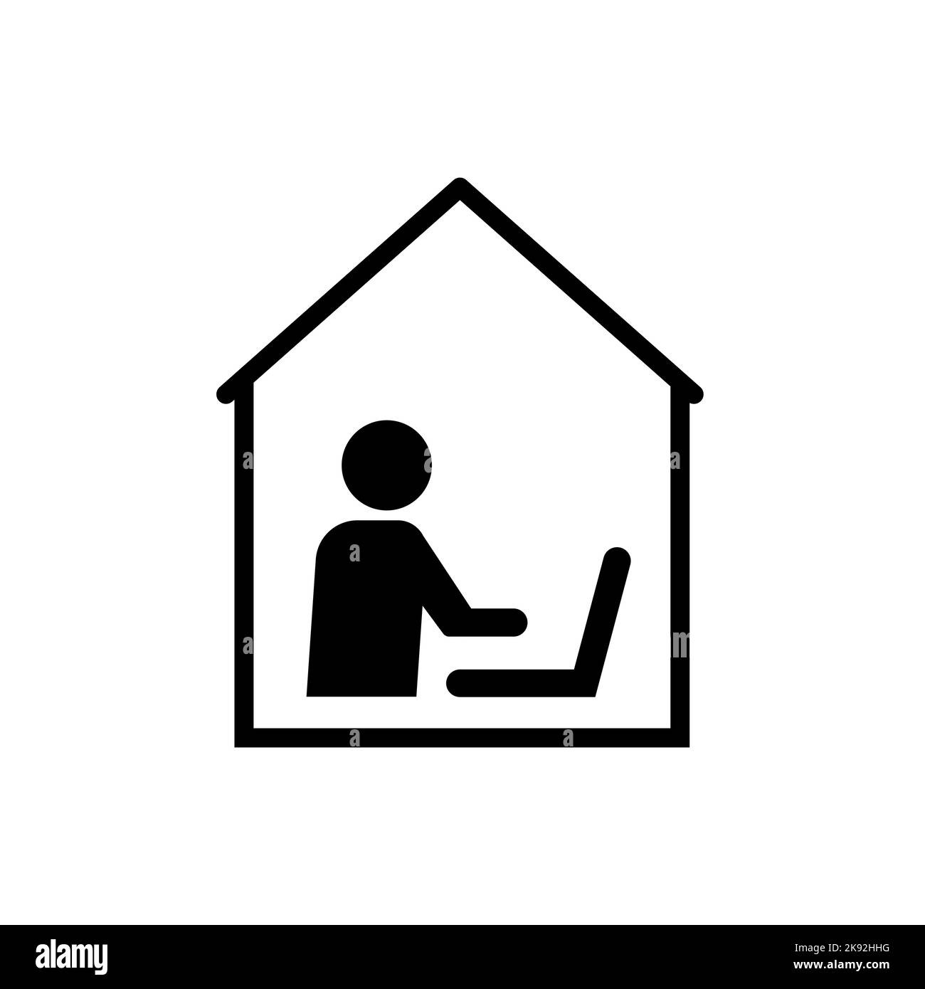 Work Remote Office Desk Icon Work From Home Computer Person Workspace work-remote-office-desk-icon-work-from-home-computer-person-workspace