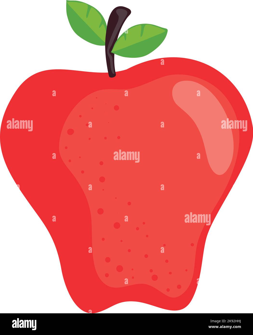 apple fresh fruit healthy Stock Vector Image & Art - Alamy