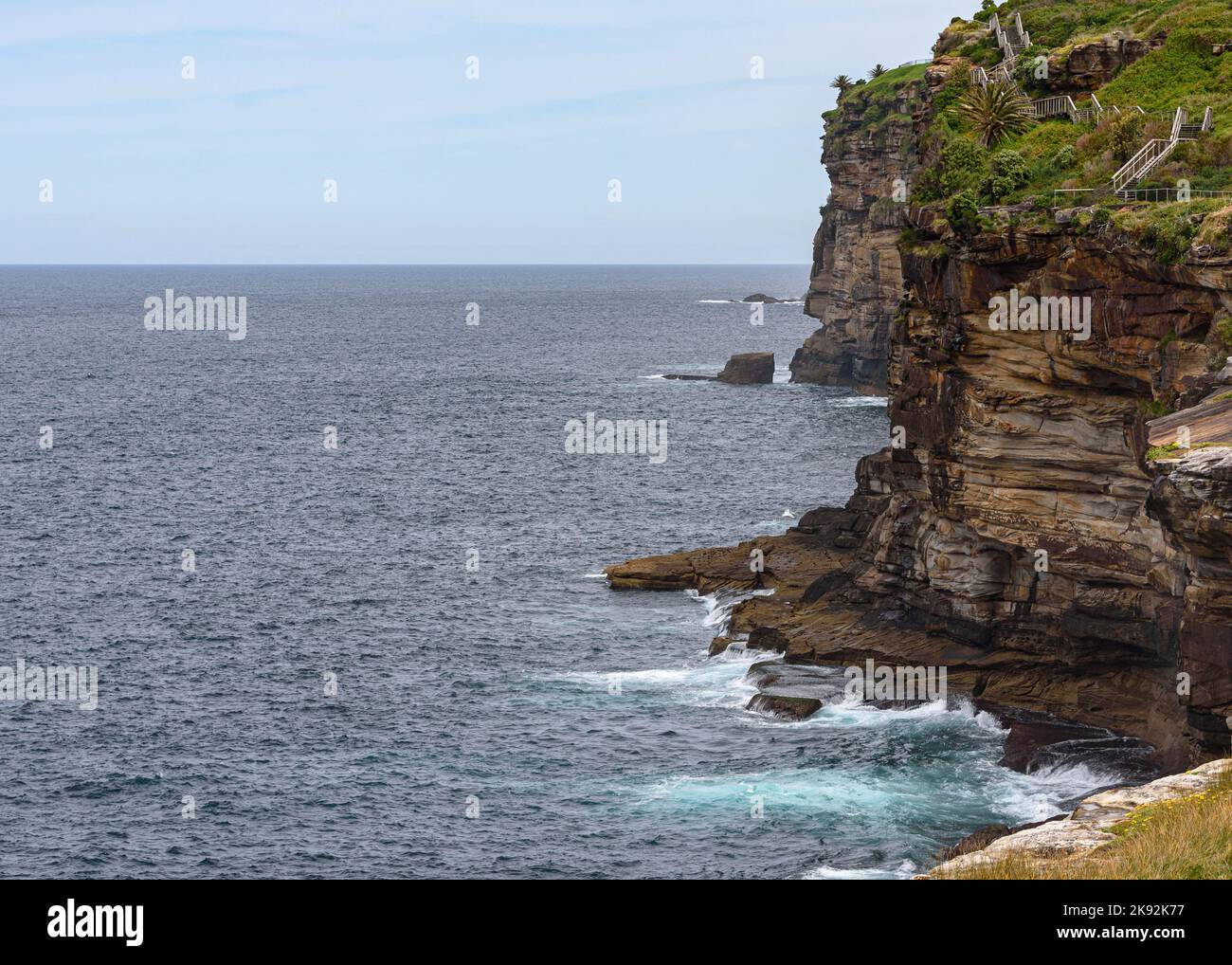 The Federation Cliff Walk at Dover Heights overlooking the Tasman Sea
