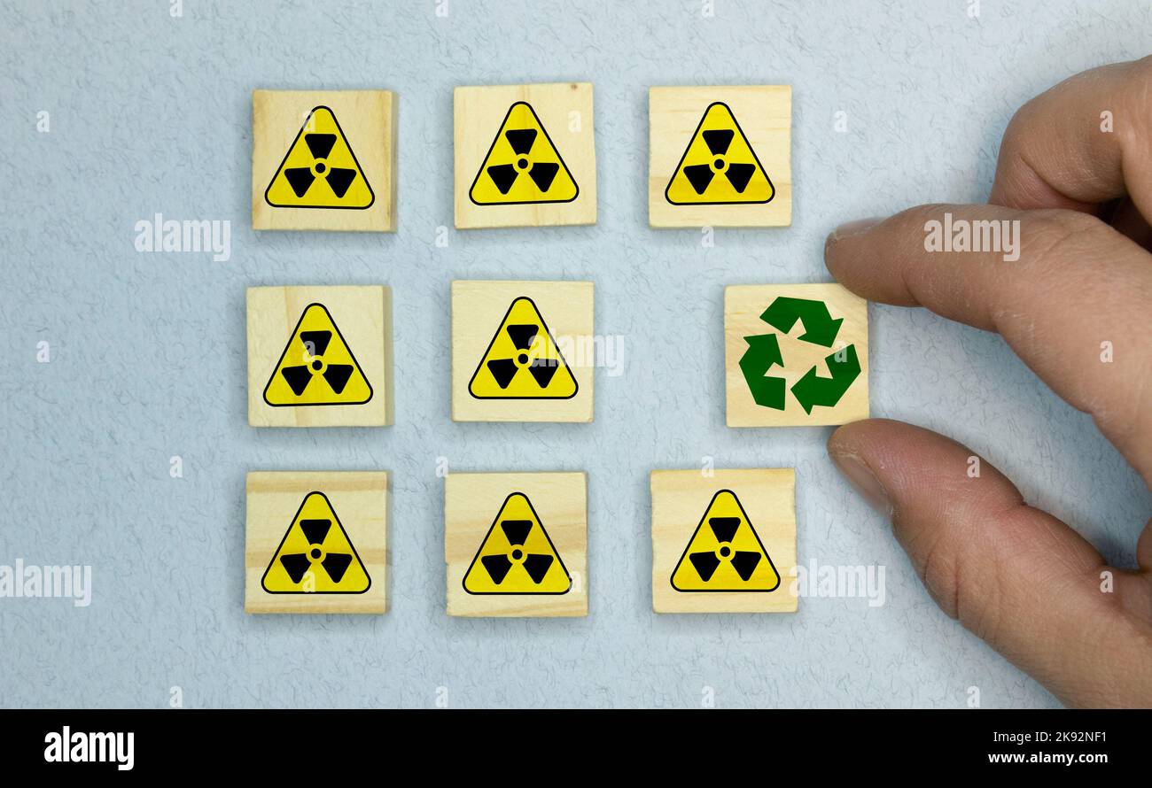 Reuse, reduce, recycle concept background. Recycle symbol made from old ...