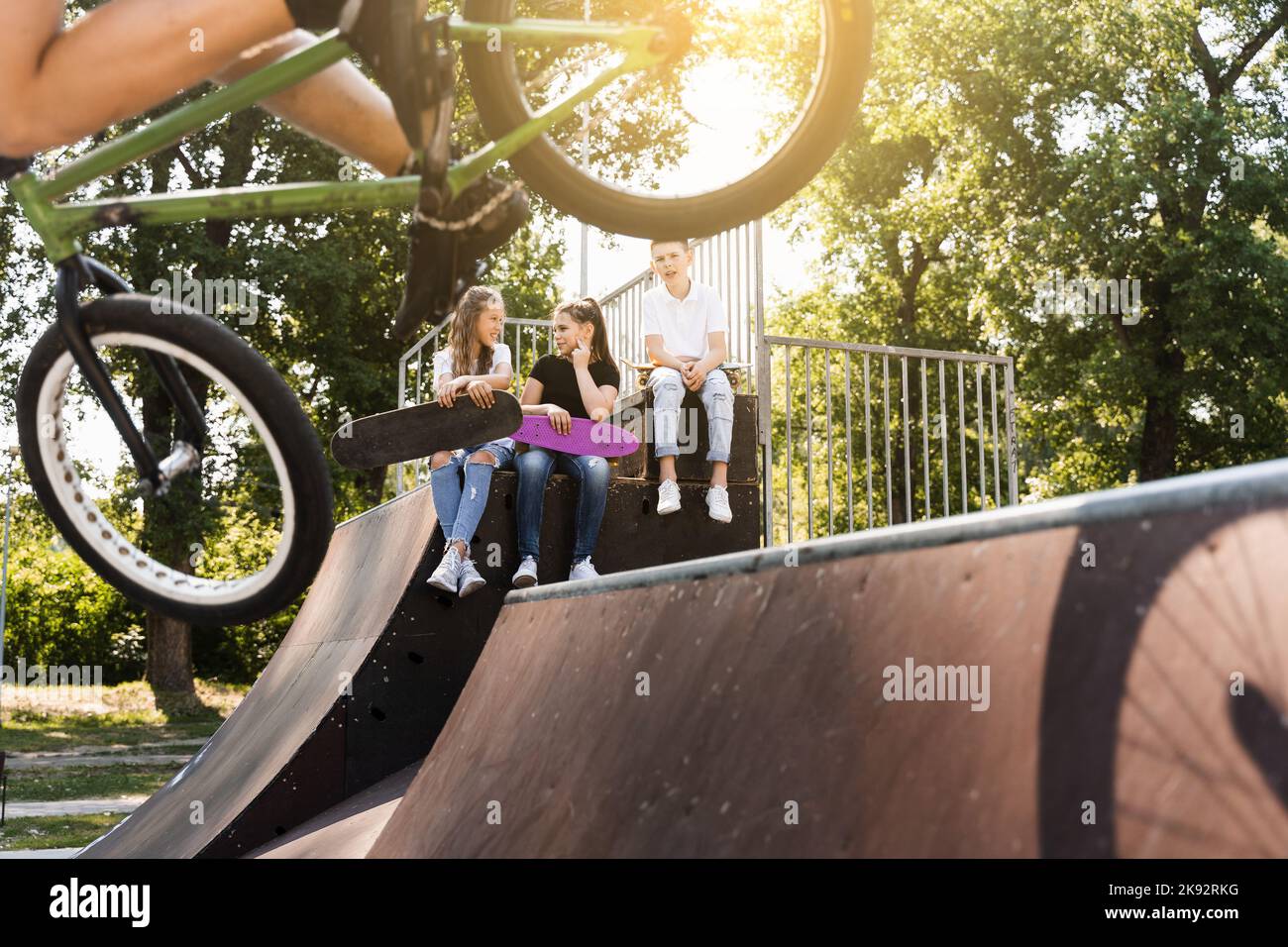 Kids bmx tricks clearance
