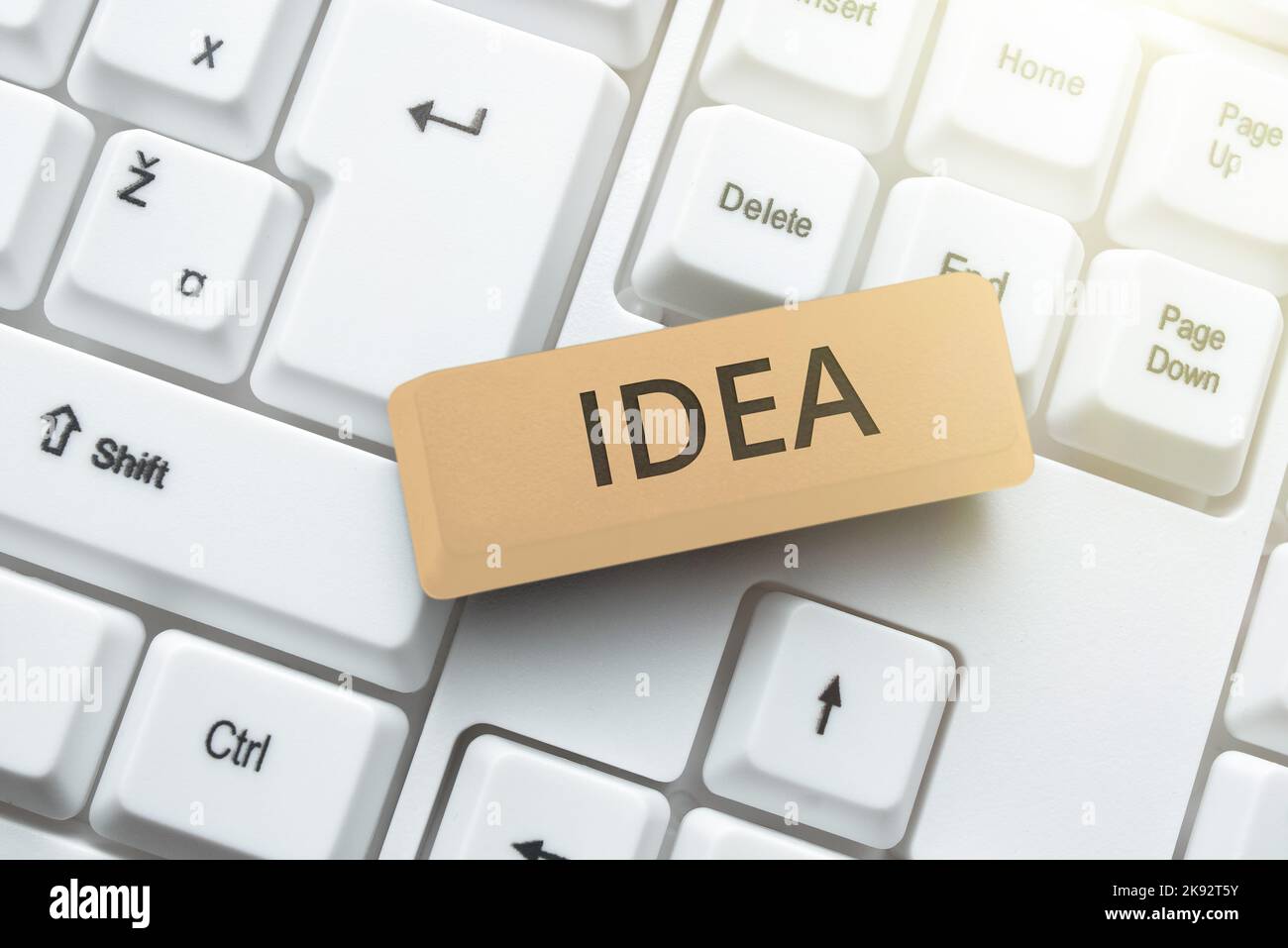 Inspiration showing sign Idea. Word for impression that tries to