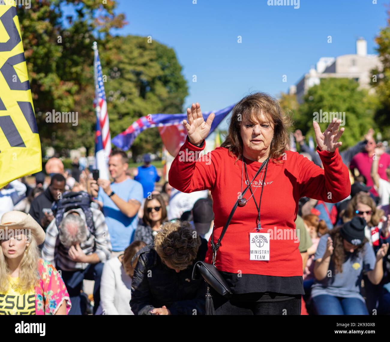 Hands gathered as in prayer photo hi-res stock photography and images ...