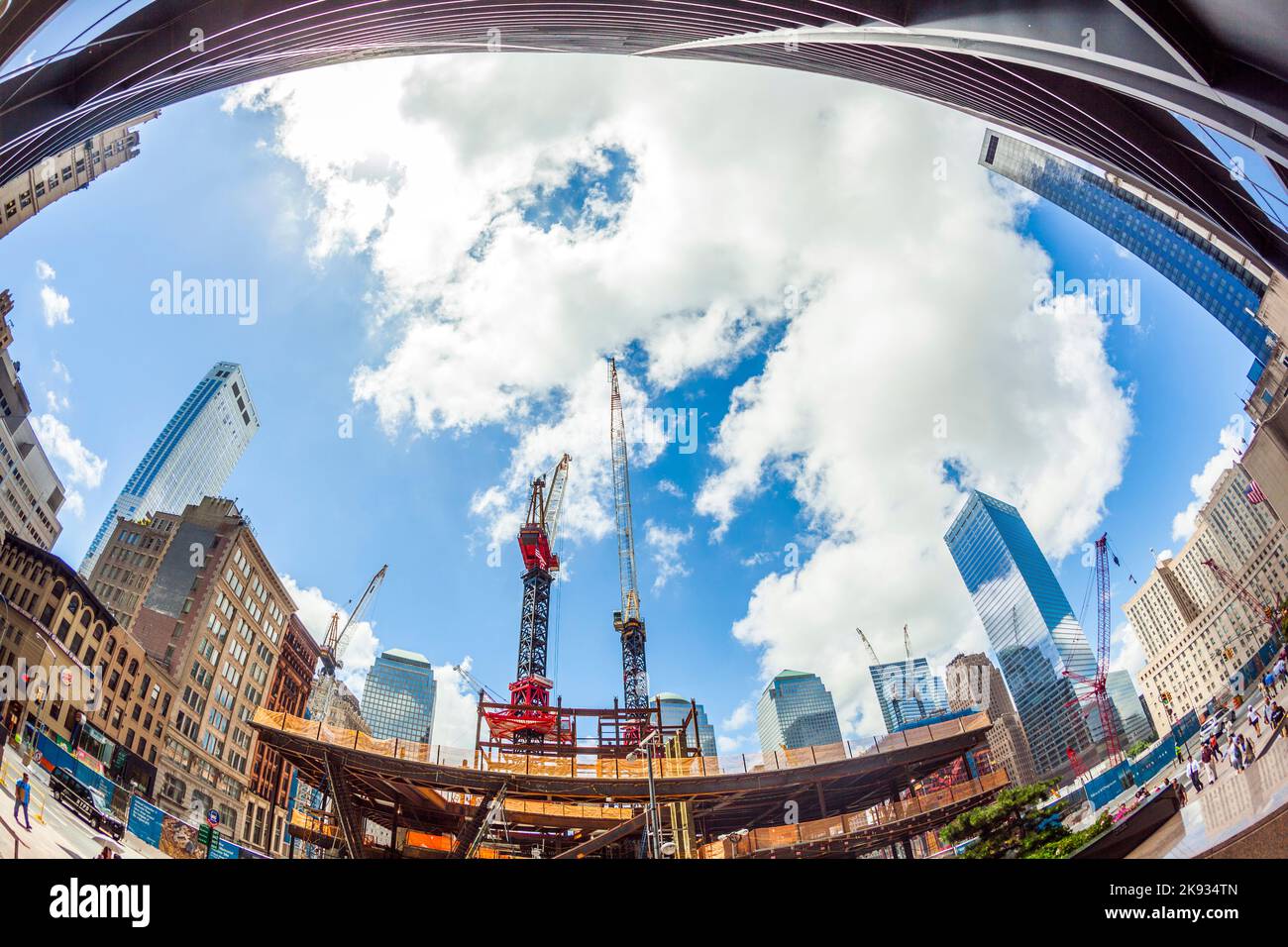 NEW YORK JULY 9 construction site at ground zero on July 05, 2010