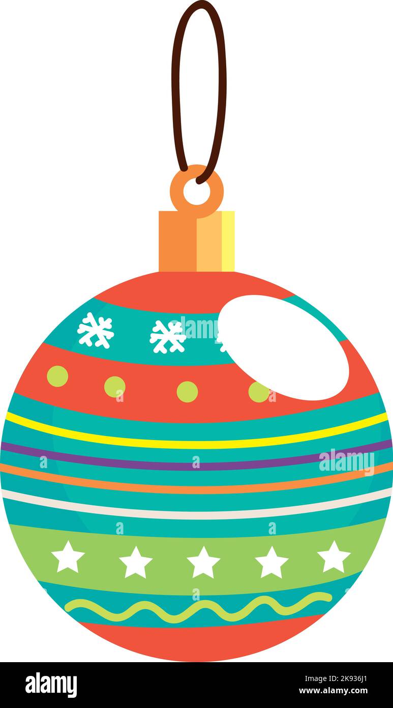 christmas ball hanging Stock Vector Image & Art - Alamy