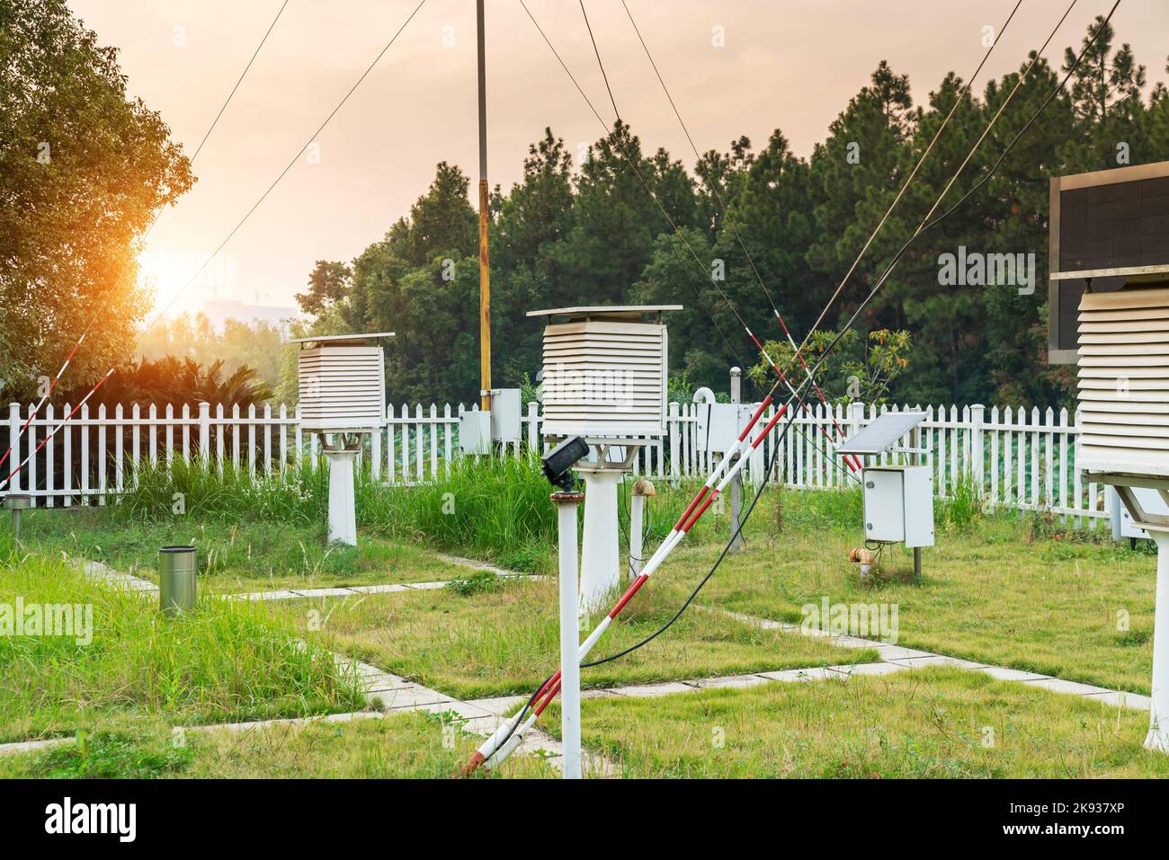 Meteorological equipment's , used for monitoring weather and climatic