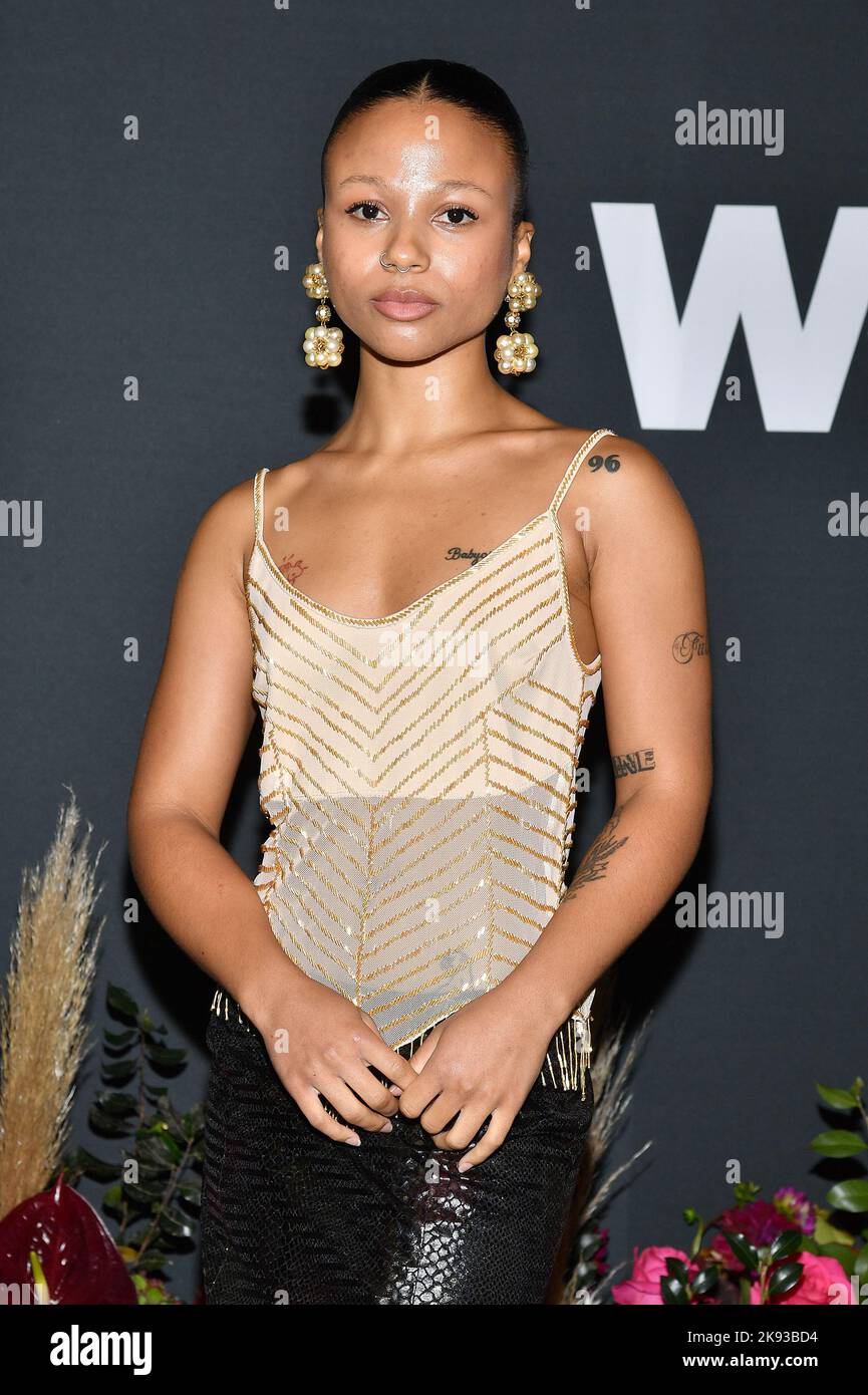 New York, USA. 25th Oct, 2022. Myha'la Herrold attends the 2022 WWD Honors at Cipriani South Street, New York, NY, October 25, 2022 (Photo by Anthony Behar/Sipa USA) Credit: Sipa USA/Alamy Live News Stock Photo