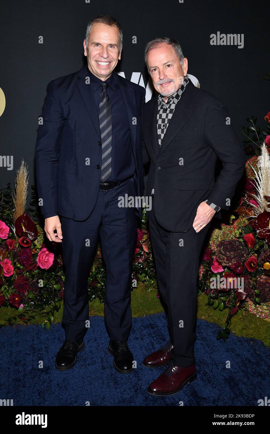 New York, NY, October 25, 2022, (L-R) Miles Socha and Michael Burke
