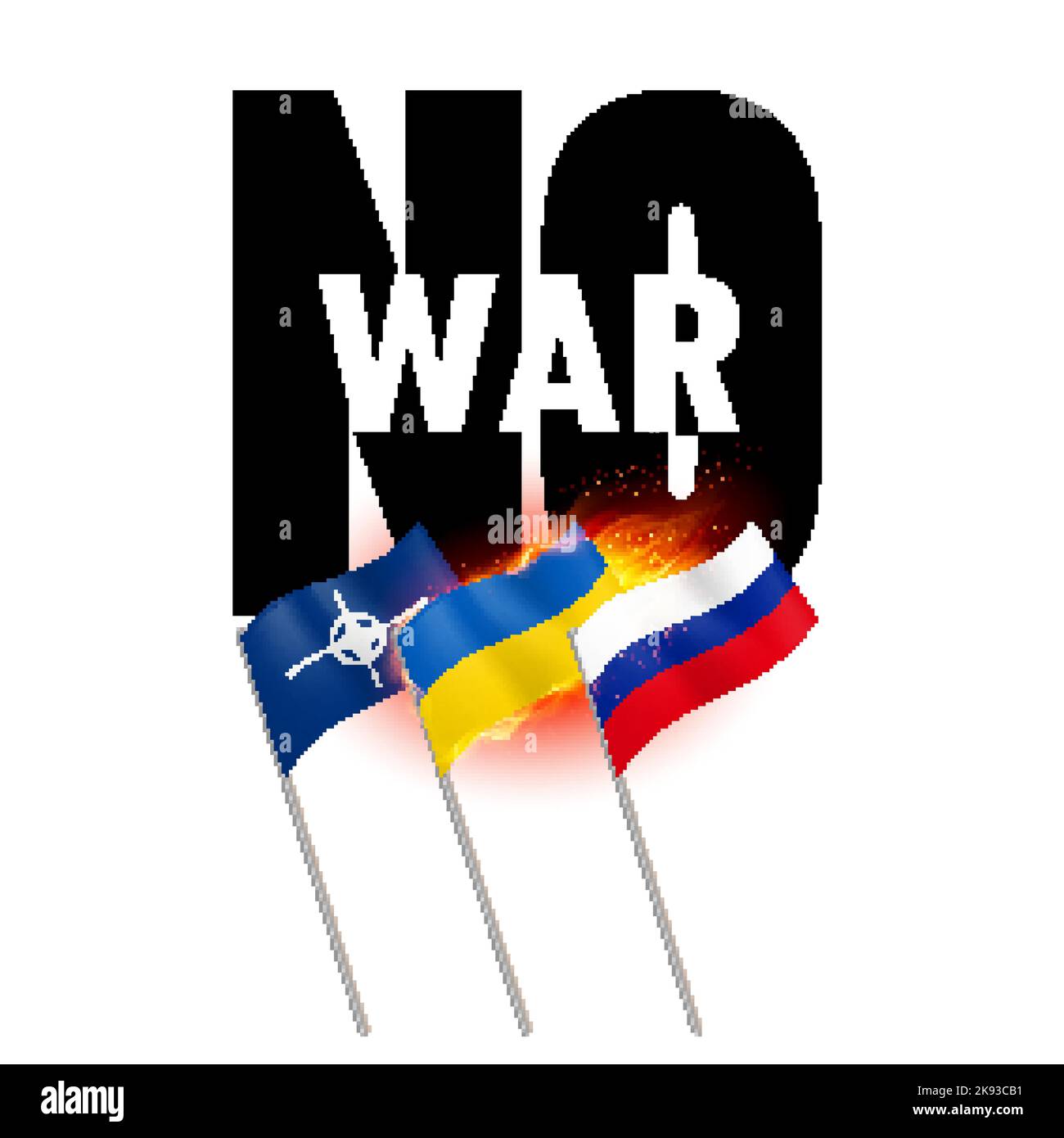 Warning flags Stock Vector Images Alamy