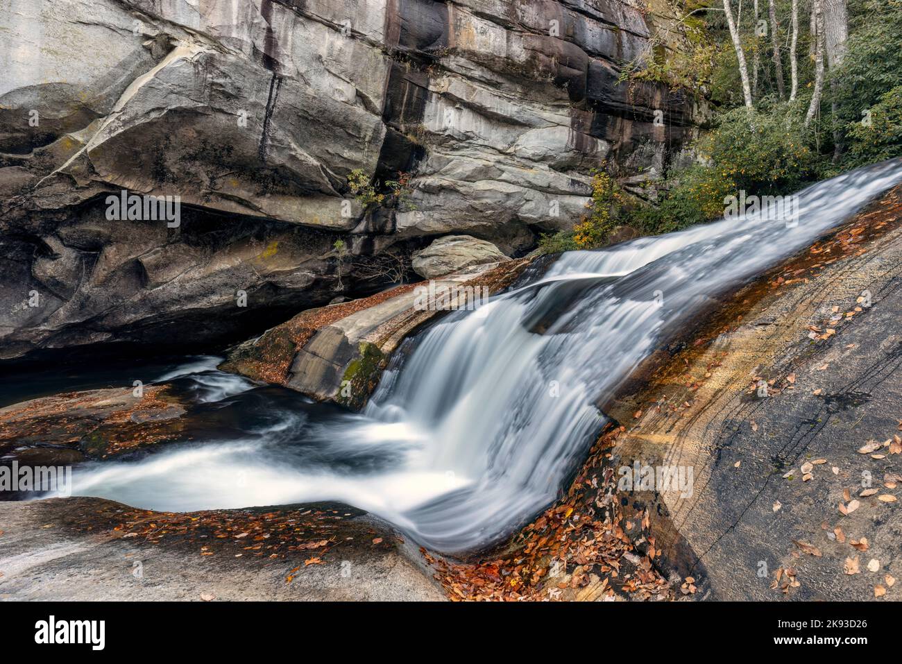 Cathedral Falls (or Bird Rock Falls) Living Waters, Balsam Grove