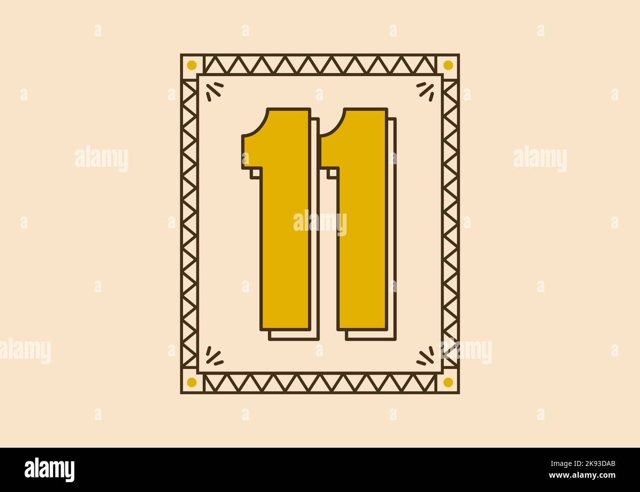 Number 11 Stock Vector Images Alamy