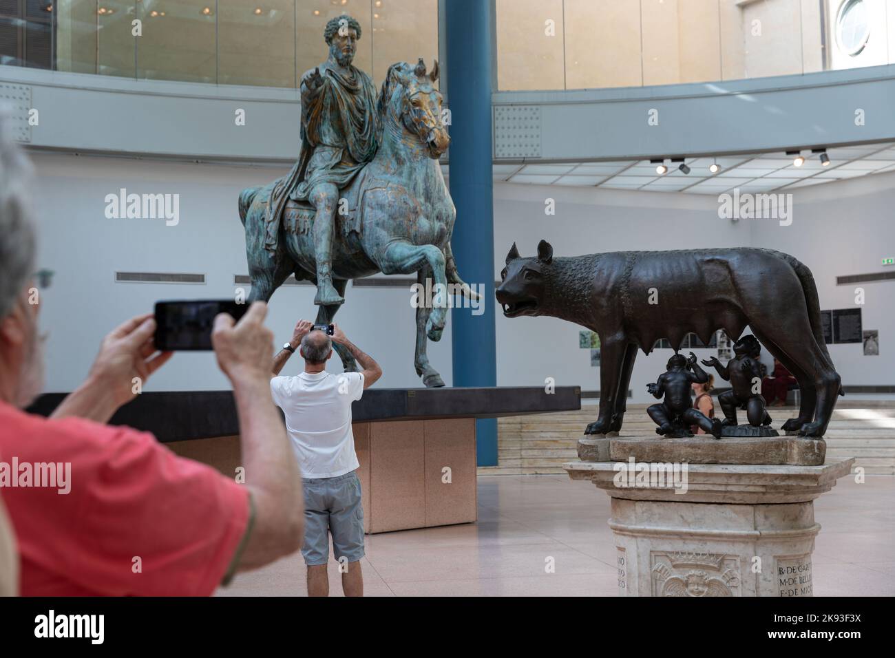 Rome, Italy. 17th Sep, 2022. Statuary, Capitoline Museums. (Credit ...