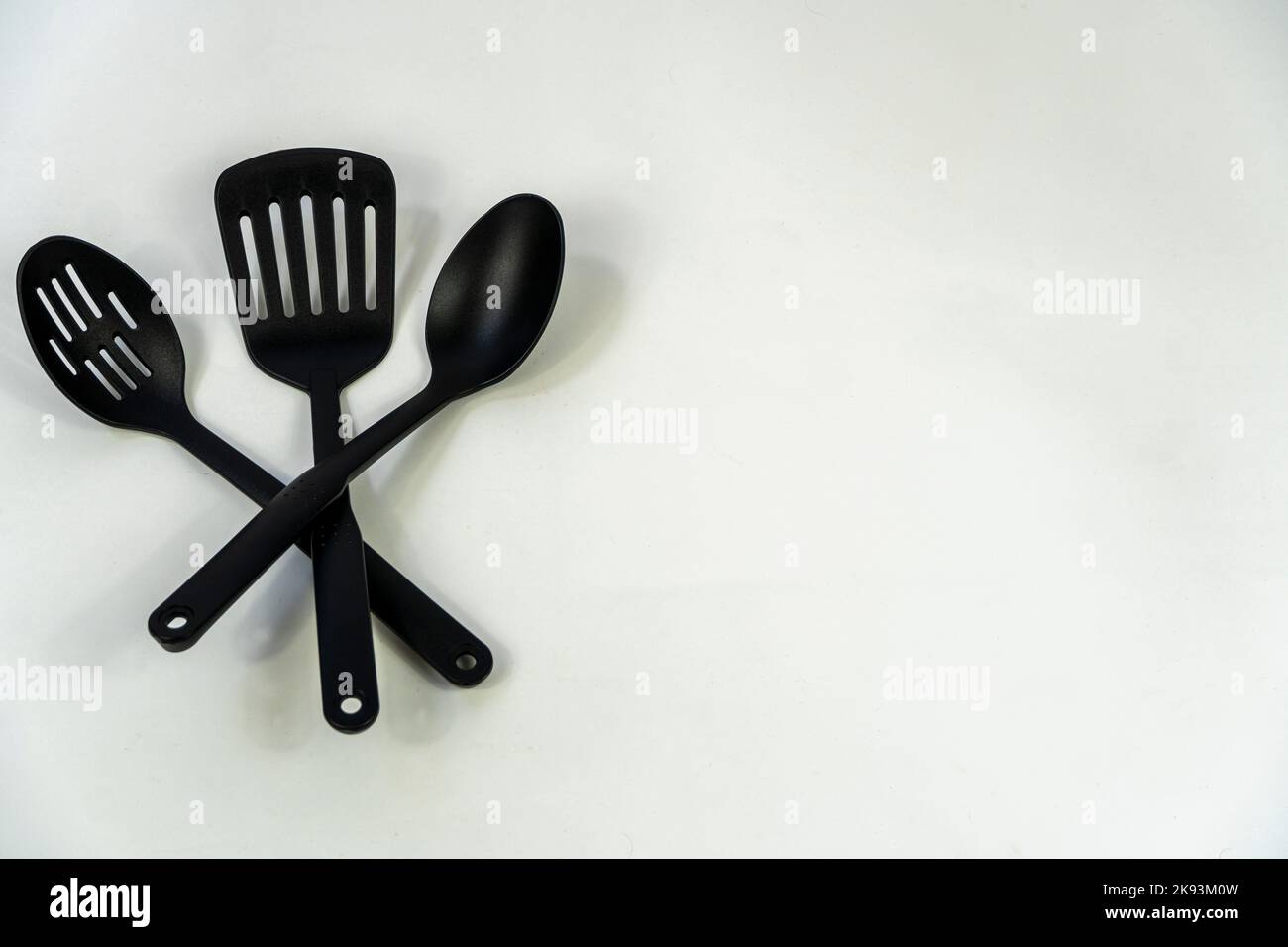 Plastic Black Kitchenware Set Stock Photo - Download Image Now - Kitchen  Utensil, Spatula, White Background - iStock