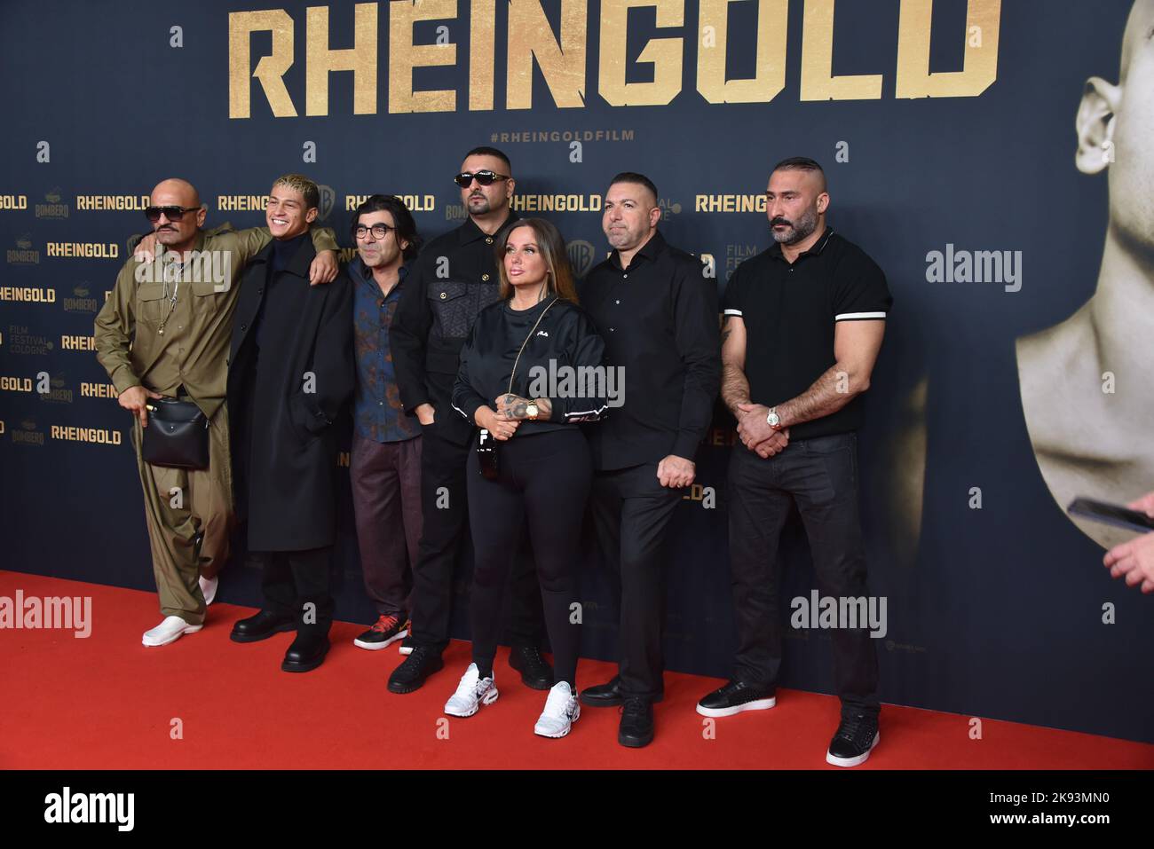 Cologne, Germany. 24th Oct, 2022. Xatar, Emilio Sakraya, director Fatih ...