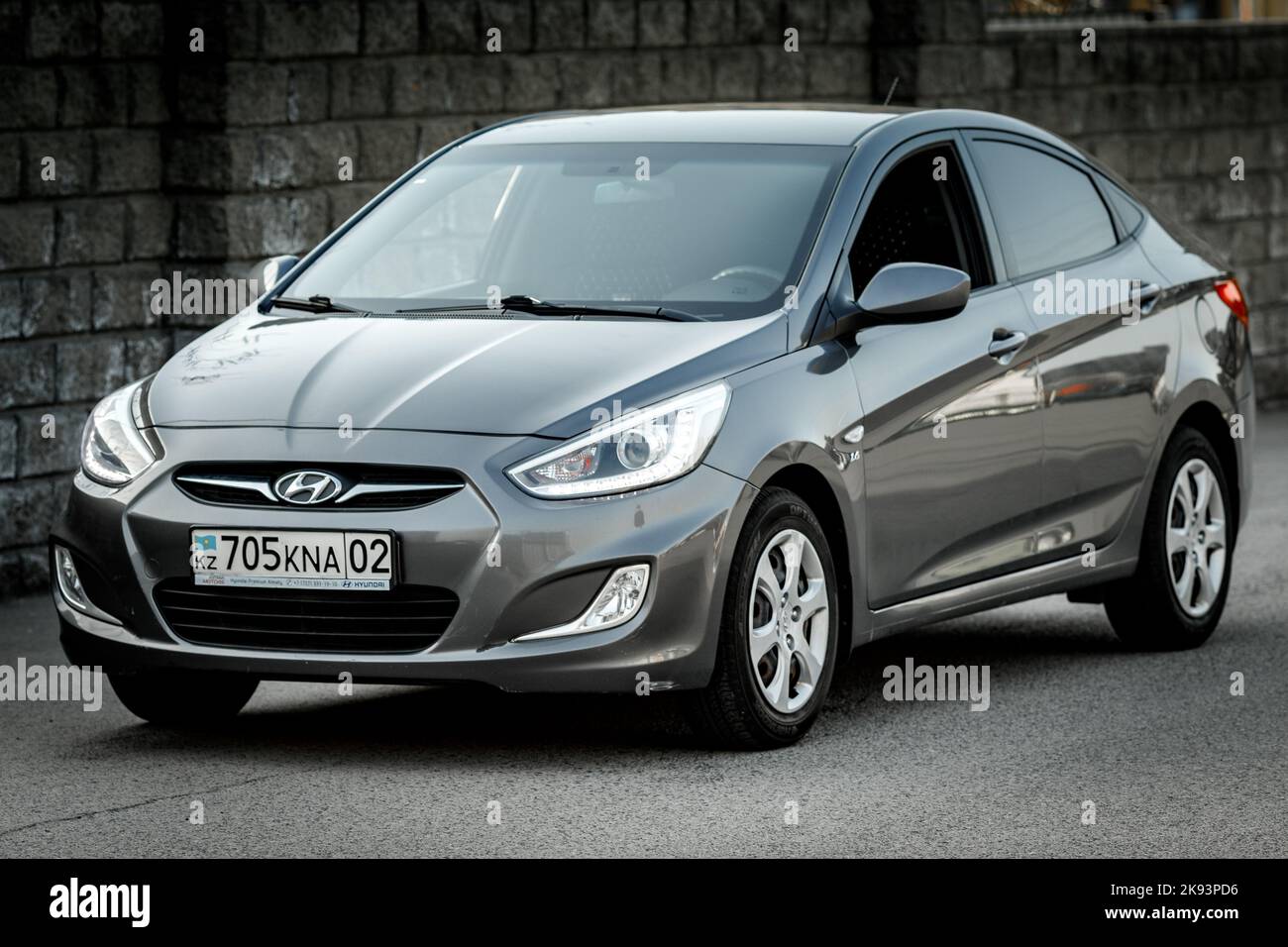 Hyundai accent 2024 grey colour
