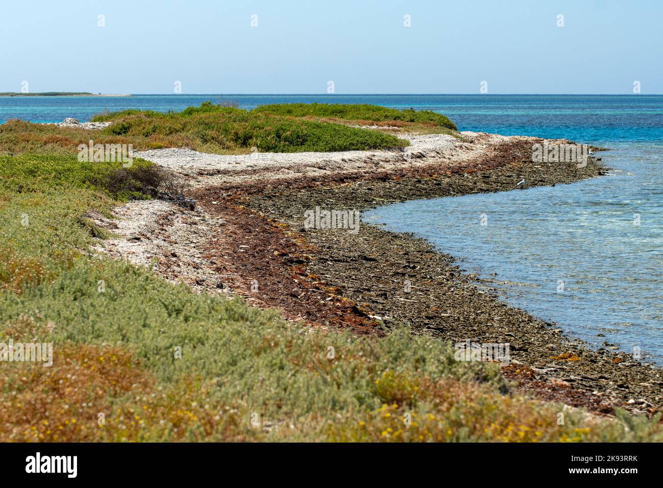 Beacon Island, Houtman Abrolhos Islands, WA, Australia Stock Photo
