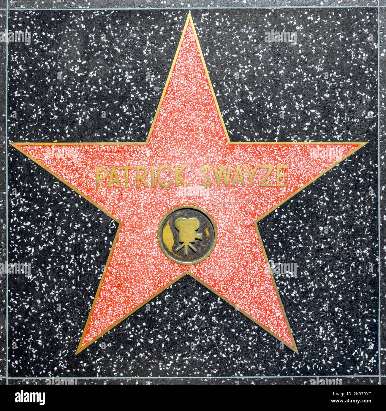 HOLLYWOOD JUNE 26 Patrick Swayze's star on Hollywood Walk of Fame on
