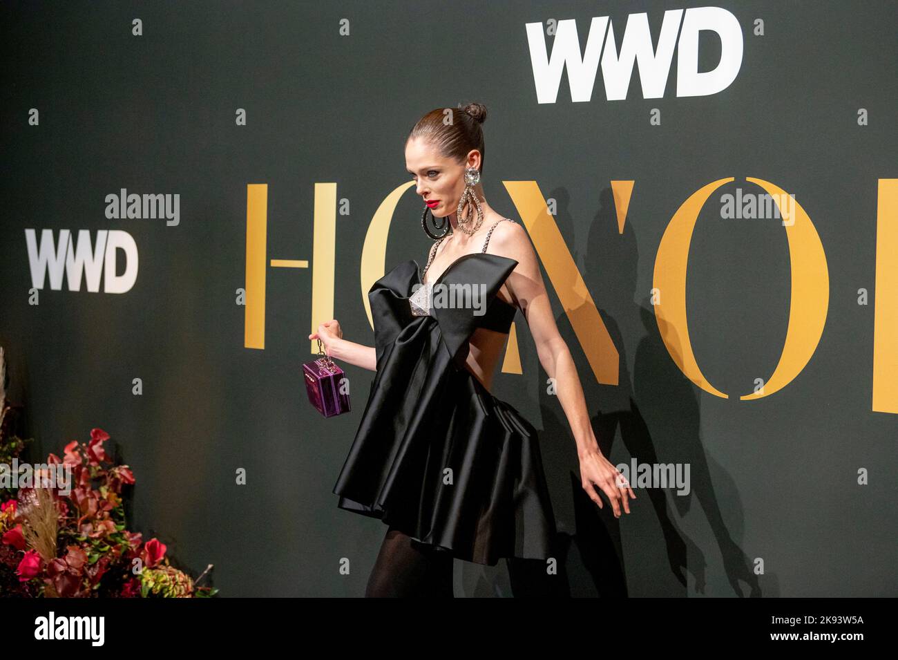 NEW YORK, NEW YORK - OCTOBER 25: Coco Rocha attends the 2022 WWD Honors ...