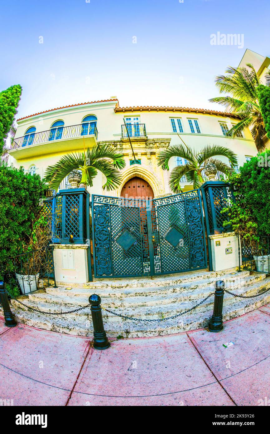 Miami, USA July 31, 2013 Versace mansion. In 1997 the world gasped