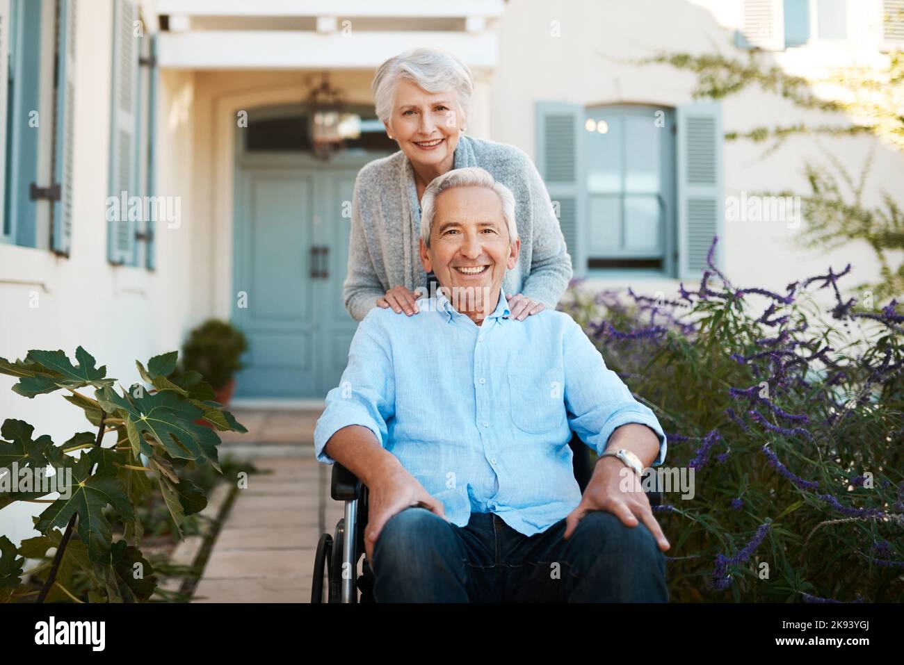Time for us to go on a little spin. Portrait of a cheerful wheelchair
