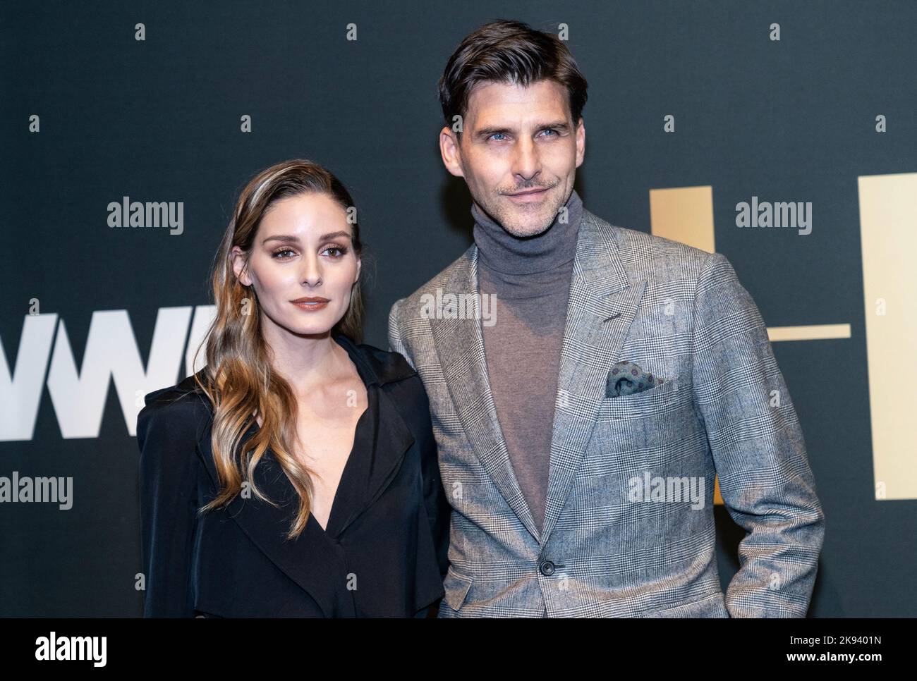 Olivia Palermo and Johannes Huebl attend 2022 WWD Honors Awards ...