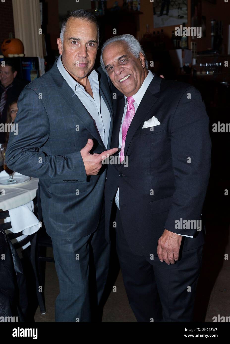 Staten Island, NY, USA. 25th Oct, 2022. Joe Bruno, Dominick Mancino at Dominick Mancinos Holiday Dinner with Friends 2022 at Patricias of Staten Island. Credit: Steve Mack/Alamy Live News Stock Photo